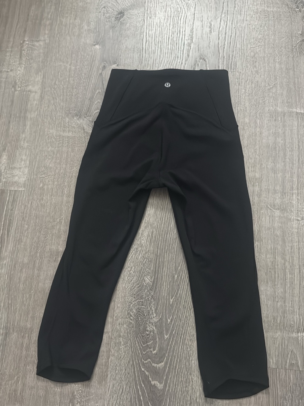 lululemon athletica Girls' Black Cropped Performance Leggings